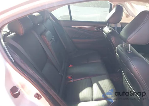 2014 Infiniti Q50 Hybrid Sport z USA, uszkodzony, nr VIN JN1AV7AR8EM701710